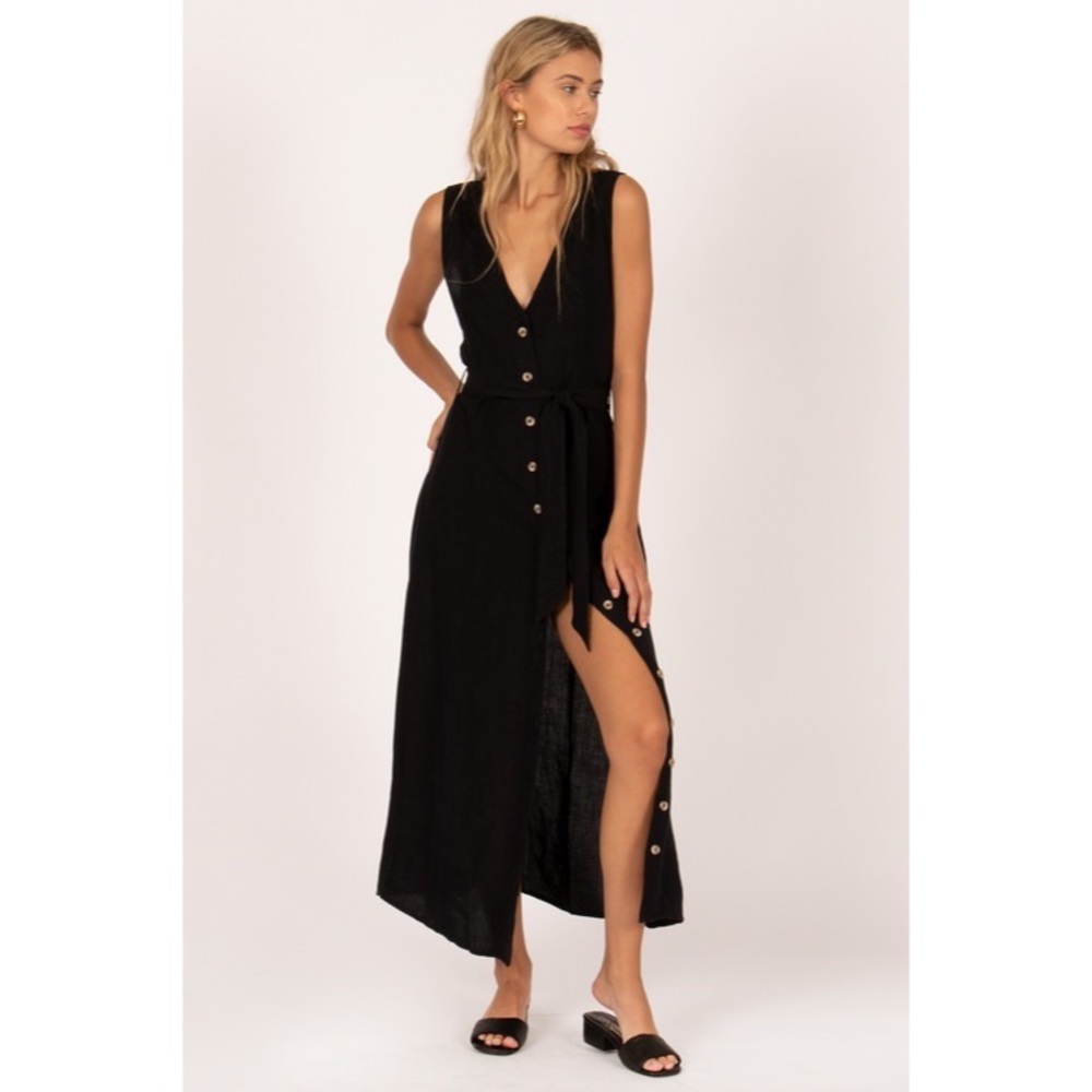 Amuse Society Driftwood Dress Black